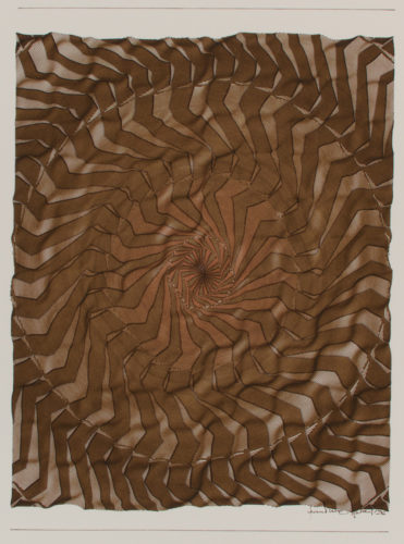 Jean-Pierre Hébert, Untitled, plotter drawing, ink on paper, 32,5 x 23,5 cm, 1996