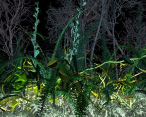 Sommerer and Mignonneau, Interactive Plant Growing, 1992