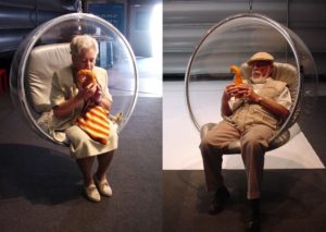 Sommerer and Mignonneau, Mobile Feelings, 2003