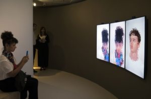 Sommerer and Mignonneau, Neuro Mirror, 2017