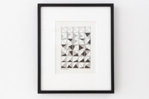 Manfred Mohr, P-135small, plotter drawing, 23 x 19 cm, 1973